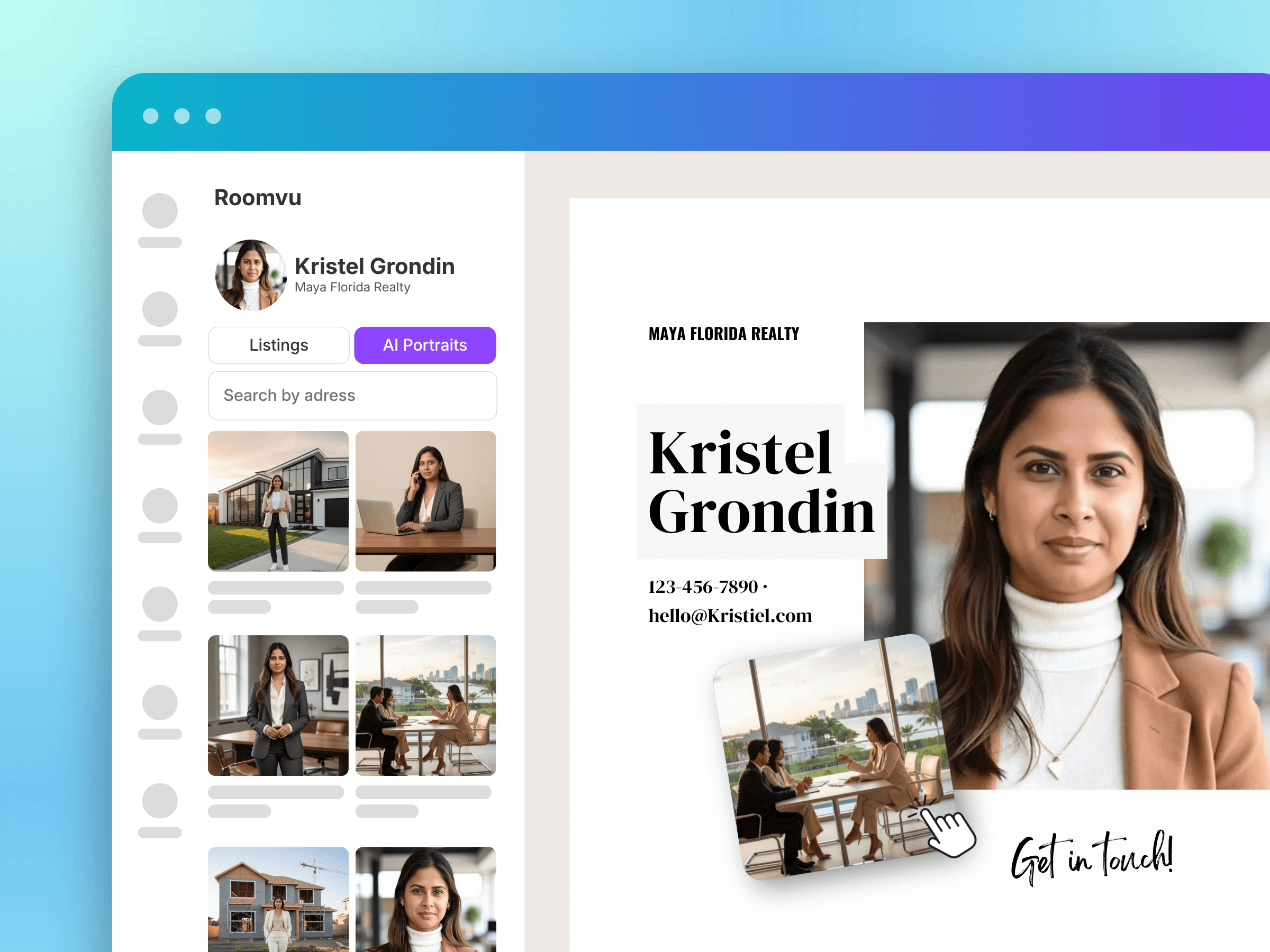 Roomvu in the Canva editor — 3